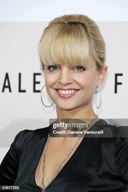 Actress Mena Suvari attends the 'The Garden Of Eden' photocall during the 3rd Rome International Film Festival held at the Auditorium Parco della...