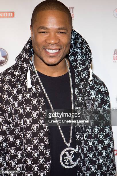Hip Hop artist / rapper Xzibit arrives at the Official Grand Opening of Galpin Auto Sports on October 18, 2008 in Van Nuys, California.