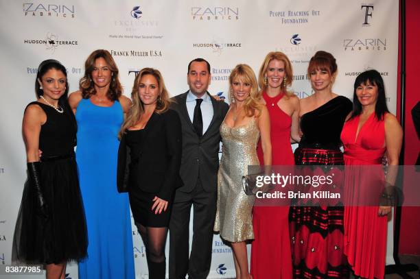 Bethenny Frankel, Kelly Kiloren Bensimon, Andrea Correale, Michael Sinensky, Ramona Singer, Alex McCord, Jill Zarin, and Christina DeSimone attend...