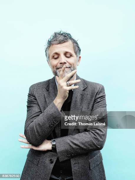 Comedian Stephane Guillon is photographed on April 15, 2017 in Paris, France. . PUBLISHED IMAGE.