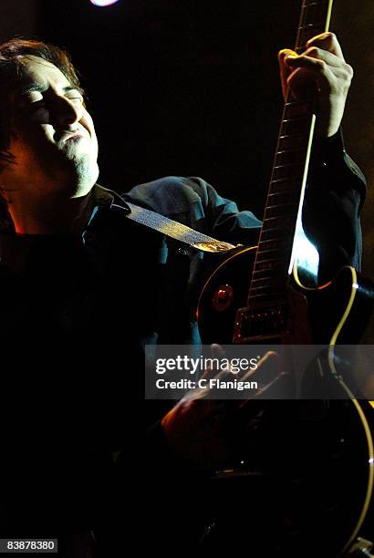 Guitarist Jeff Schroeder of Smashing Pumpkins performs live at the RIMAC Arena on November 30, 2008 in La Jolla, California.