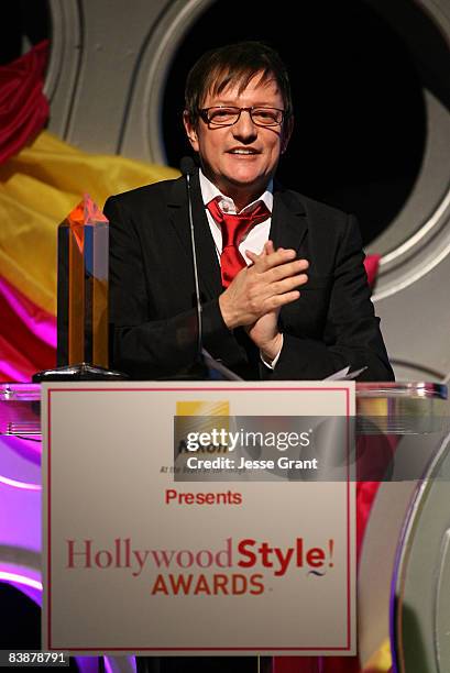 Photographer Matthew Rolston speaks onstage during Hollywood Life's 5th annual Hollywood Style Awards presented by Nikon held at the Pacific Design...