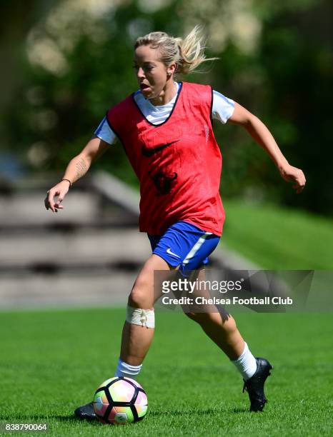 Gemma Davidson of Chelsea during a training session on August 25, 2017 in Schladming, Austria.