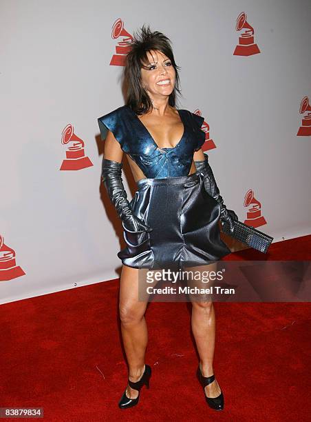 Singer Alejandra Guzman arrives at the 2008 Latin Recording Academy Person of the Year awards tribute to Gloria Estefan held at the George R. Brown...