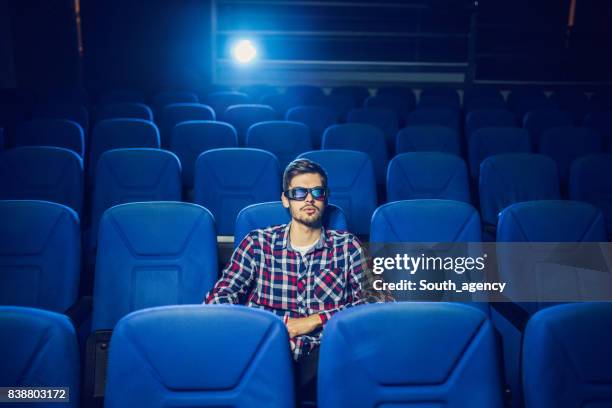 drinking soda at the movies - 3d glasses imagens e fotografias de stock