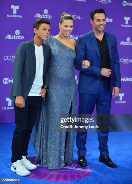 Ximena Duque arrives at Telemundo's 2017 'Premios Tu Mundo' at American Airlines Arena on August 24, 2017 in Miami, Florida.