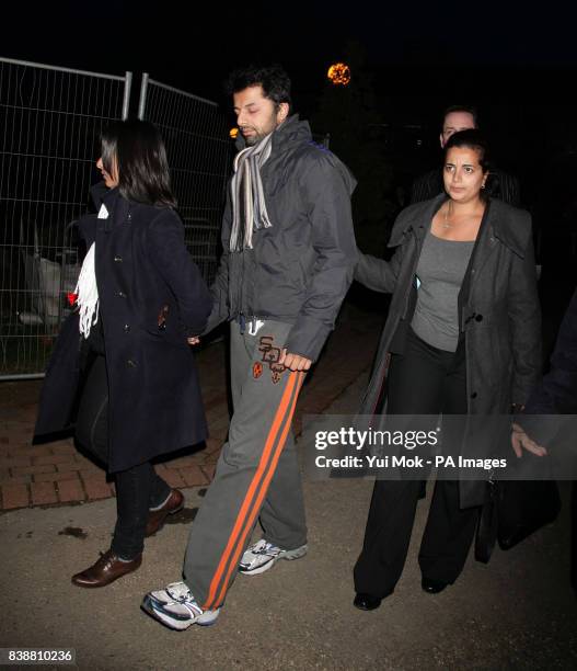 Shrien Dewani leaves Belmarsh Magistrates Court, in south east London after a bail hearing.