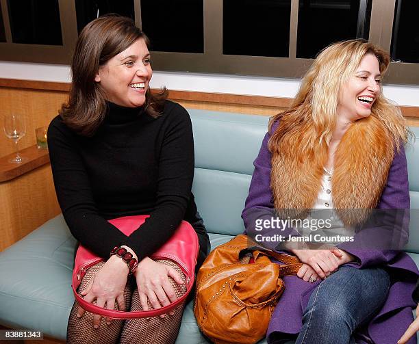Erin Wilson and Amy Keller attend the Amway Global presentation of Tina Turner Live in Concert at Madison Square Garden on December 1, 2008 in New...