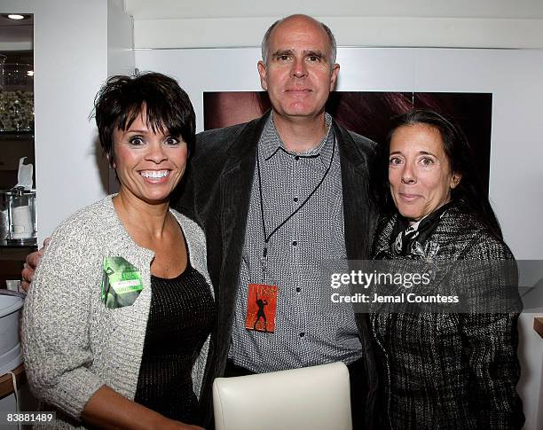 Barb Alviar, Steve Lieberman and Faith Kates Kogan attend the Amway Global presentation of Tina Turner Live in Concert at Madison Square Garden on...