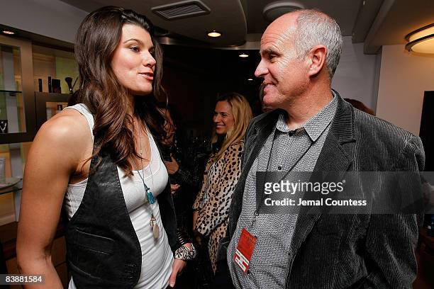 Model/Actress Summer Rayne Oaks and Steve Lieberman attend the Amway Global presentation of Tina Turner Live in Concert at Madison Square Garden on...