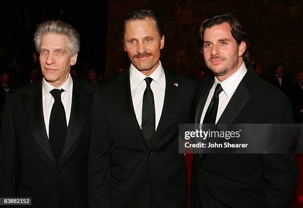David Cronenberg, Viggo Mortensen and Chris Bender