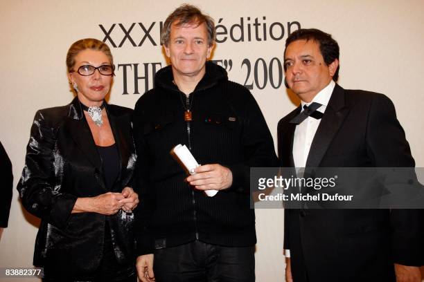 Princess Marina de Savoie, Francis Huster and Edouard Nahum attend 'The Best' Awards 2008 at the Bristol Hotel on December 01, 2008 in Paris, France.
