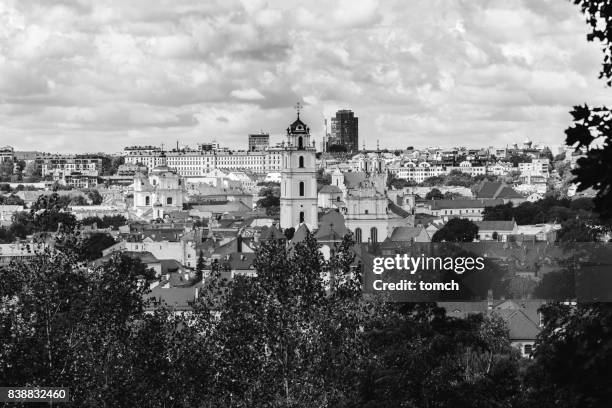 vilnius cityscape, lithuania - lithuania stock pictures, royalty-free photos & images