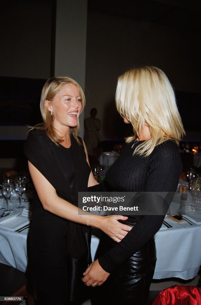 Patsy Mect Actress Patsy Kensit greets Meg Mathews at a John Rocha party, held ...
