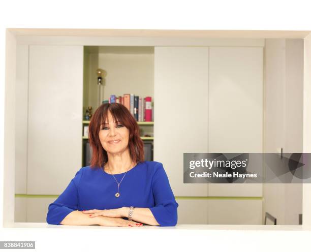 Choreographer, theatre director and tv presenter Arlene Phillips is photographed for the Daily Mail on April 28, 2017 in London, England.