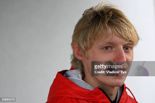 Andreas Beck is pictured after the TSG 1899 Hoffenheim training session at the Hoffenheim training ground on December 2, 2008 in Hoffenheim, Germany.