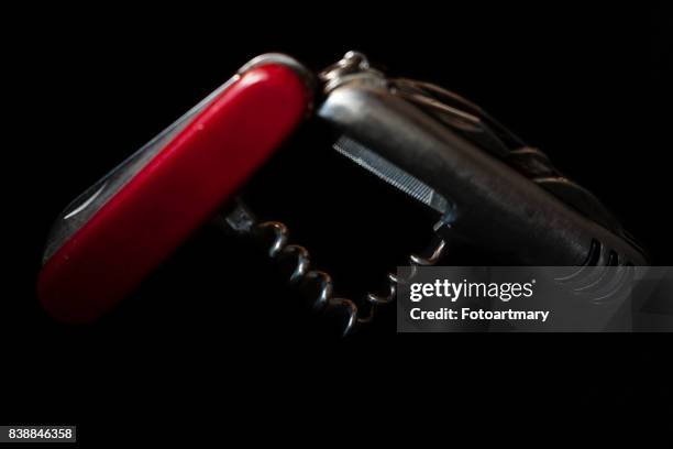 still life that makes you smile,pocket knives - faire face aux évènements photos et images de collection