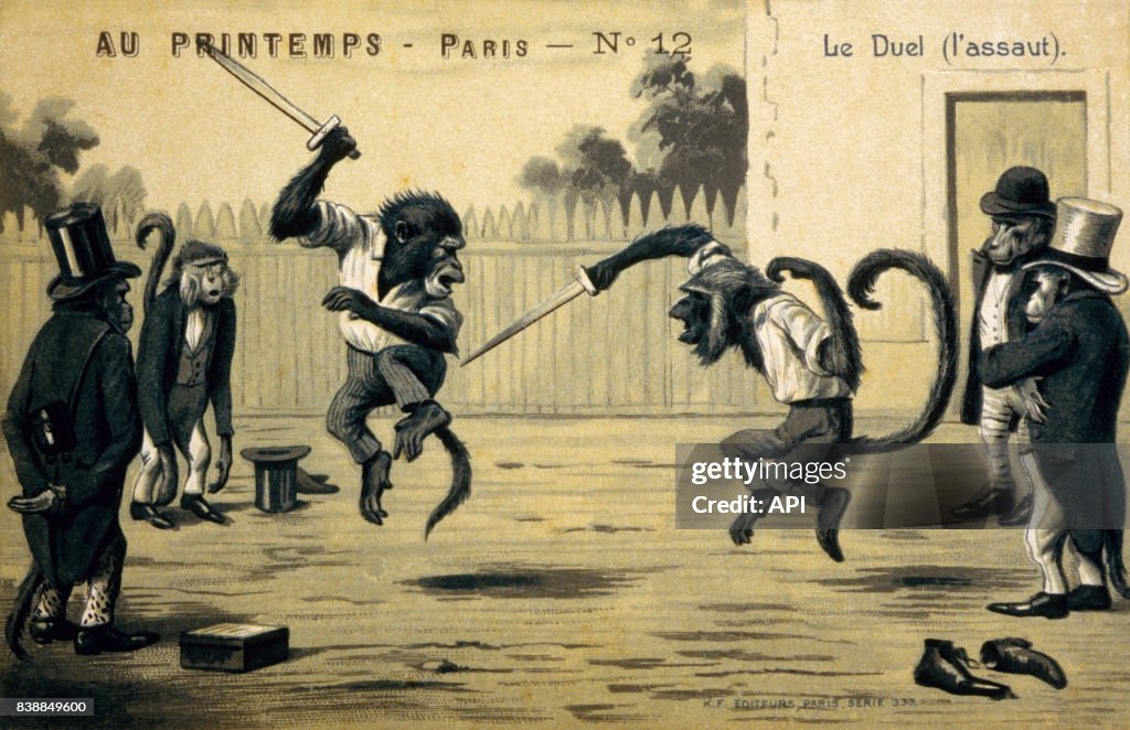 Carte postale satirique