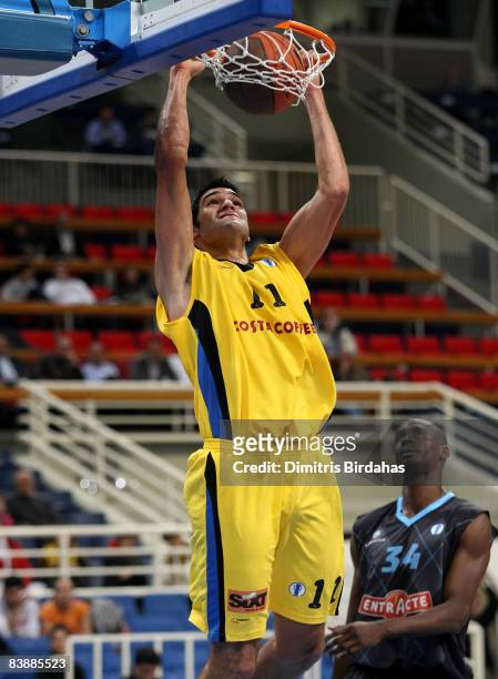 Dimitrios Mavroeidis, #11 of Maroussi Costa Coffe in action during the Eurocup Basketball Game 2 match between Maroussi Costa Coffee and Chorale...