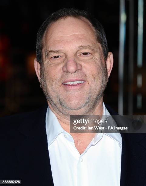 Harvey Weinstein arrives for the premiere of new film The King's Speech at the Odeon cinema, in London.Picture date: Thursday 21st October 2010.