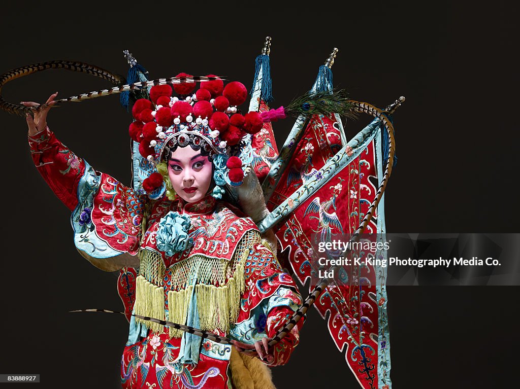 Chinese opera character (Mu Gui Ying)