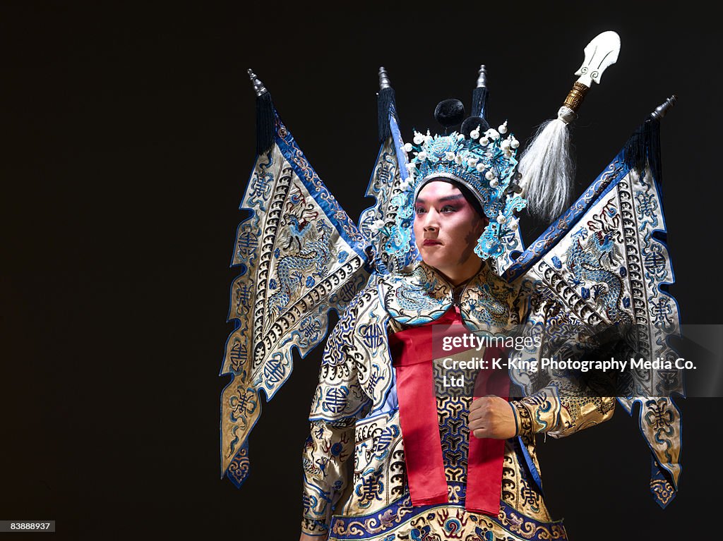 Ópera chinesa acção (Zhao Yun)