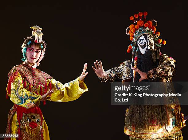 china opera (ba wang e yu ji) - peking opera - fotografias e filmes do acervo