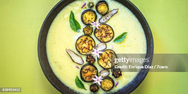 organic vegetable soup from the farmer's garden - fennel stock pictures, royalty-free photos & images