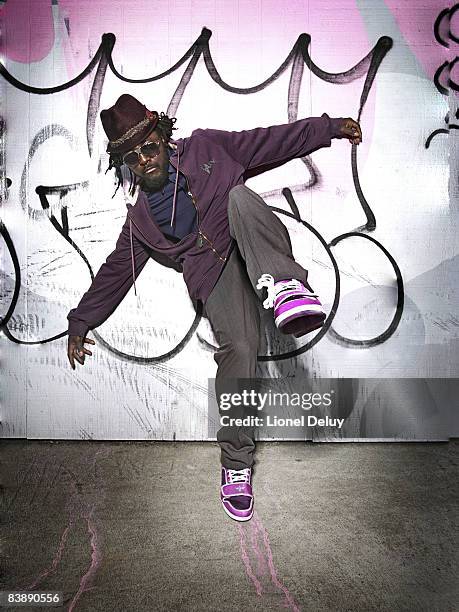 Singer, rapper, and activist Will.i.am poses for a portrait session in Venice for The Ave on August 24, 2007.