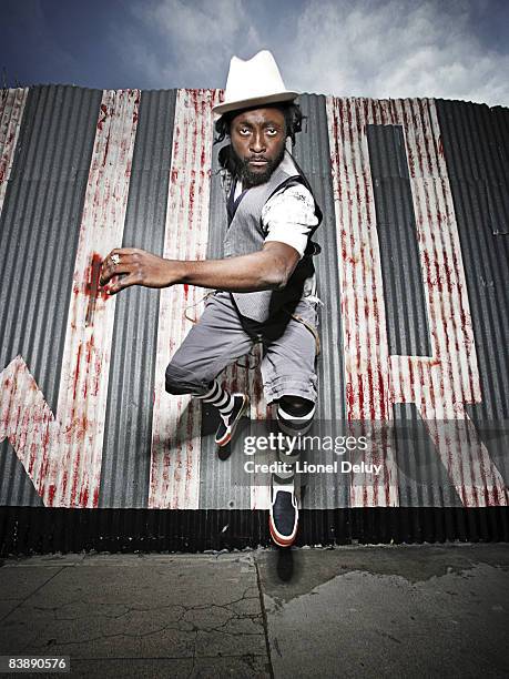 Singer, rapper, and activist Will.i.am poses for a portrait session in Venice for The Ave on August 24, 2007.