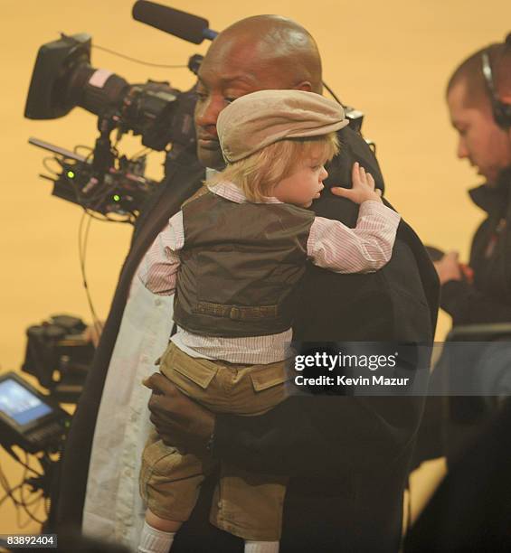 Jayden James Federline attends Britney Spears performance on ABC's "Good Morning America" at The Big Apple Circus Tent at Lincoln Center on December...