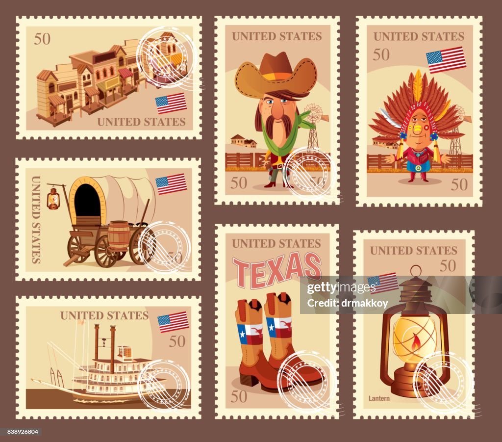 USA WESTERN POSTAGE