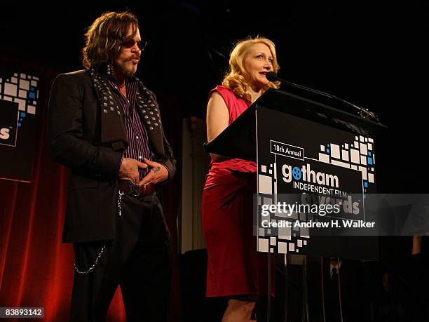 Mickey Rourke Speaking Andrew Rourke Photos and Premium High Res Pictures - Getty Images