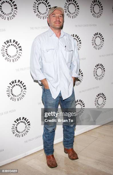 Actor Ted Levine, who plays "Captain Leland Stottlemeyer" on the hit TV show "Monk", arrives at USA Network's "Monk" at the Paley Center - Screening...