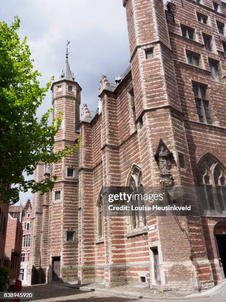 guild hall, antwerp, belgium - butcher's hall stock pictures, royalty-free photos & images