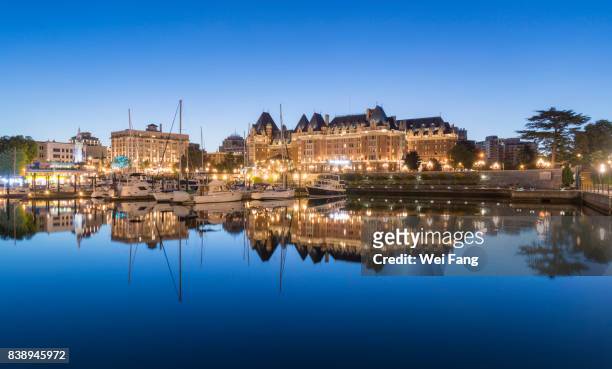 victoria inner harbor - victoria canada stock pictures, royalty-free photos & images
