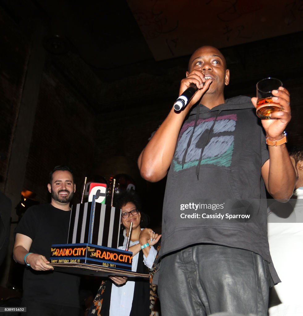Dave Chappelle attends his Birthday Celebration at TAO Uptown on