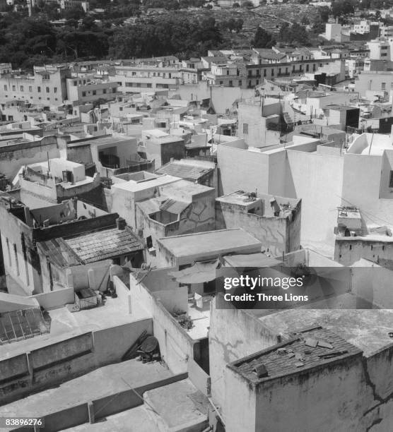 The Old City of Tangier in northern Morocco, circa 1965.