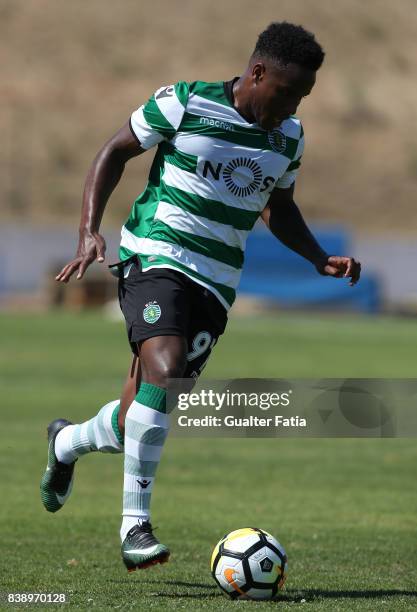 Sporting CP B forward Jovane Cabral in action during the Segunda Liga match between Real SC and Sporting CP B at Complexo Desportivo do Real SC on...