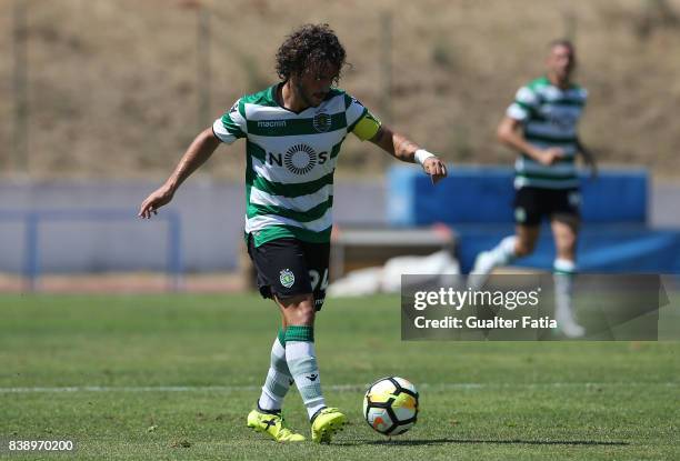 Sporting CP B midfielder Rafael Barbosa in action during the Segunda Liga match between Real SC and Sporting CP B at Complexo Desportivo do Real SC...