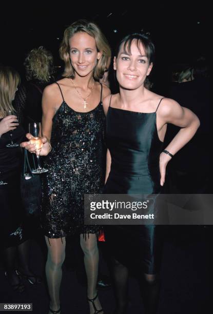 Victoria Hervey and Tara Palmer-Tomkinson at a Bulgari party in London, 26th February 1998.