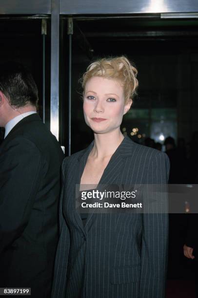Actress Gwyneth Paltrow at the premiere of 'Good Will Hunting' at the Curzon West End, 4th March 1998.