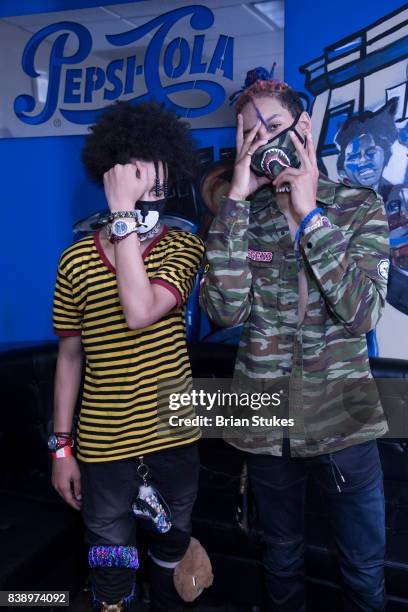 Dance duo Ayo & Teo attend WPGC'S 'Back 2 School Bash' at Howard Theatre on August 24, 2017 in Washington, DC.