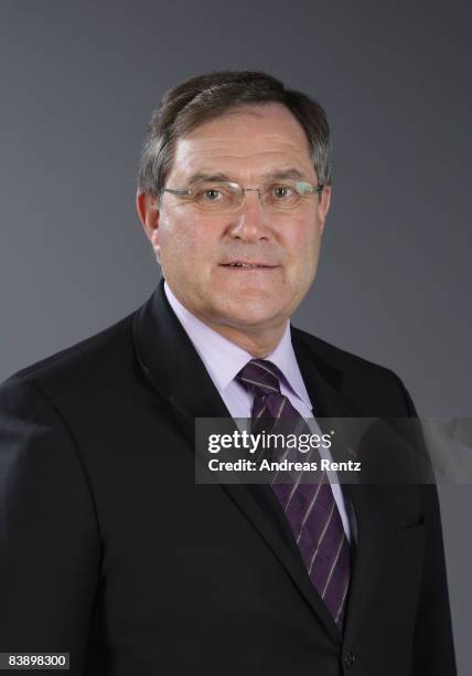 German Defense Minister Franz Josef Jung of the Christian Democratic Union , looks on during a portrait session on December 1, 2008 in Stuttgart,...