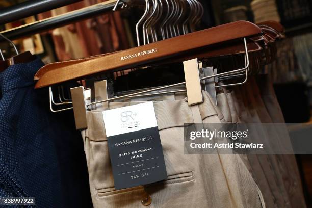 Banana Republic and Yankee's shortstop Didi Gregorius introduce Men's Style Council and Rapid Movement Chino on August 25, 2017 in New York City.