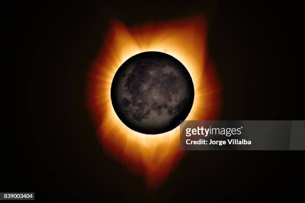 2017 total solar eclipse in the united states of america - annular solar eclipse stock pictures, royalty-free photos & images