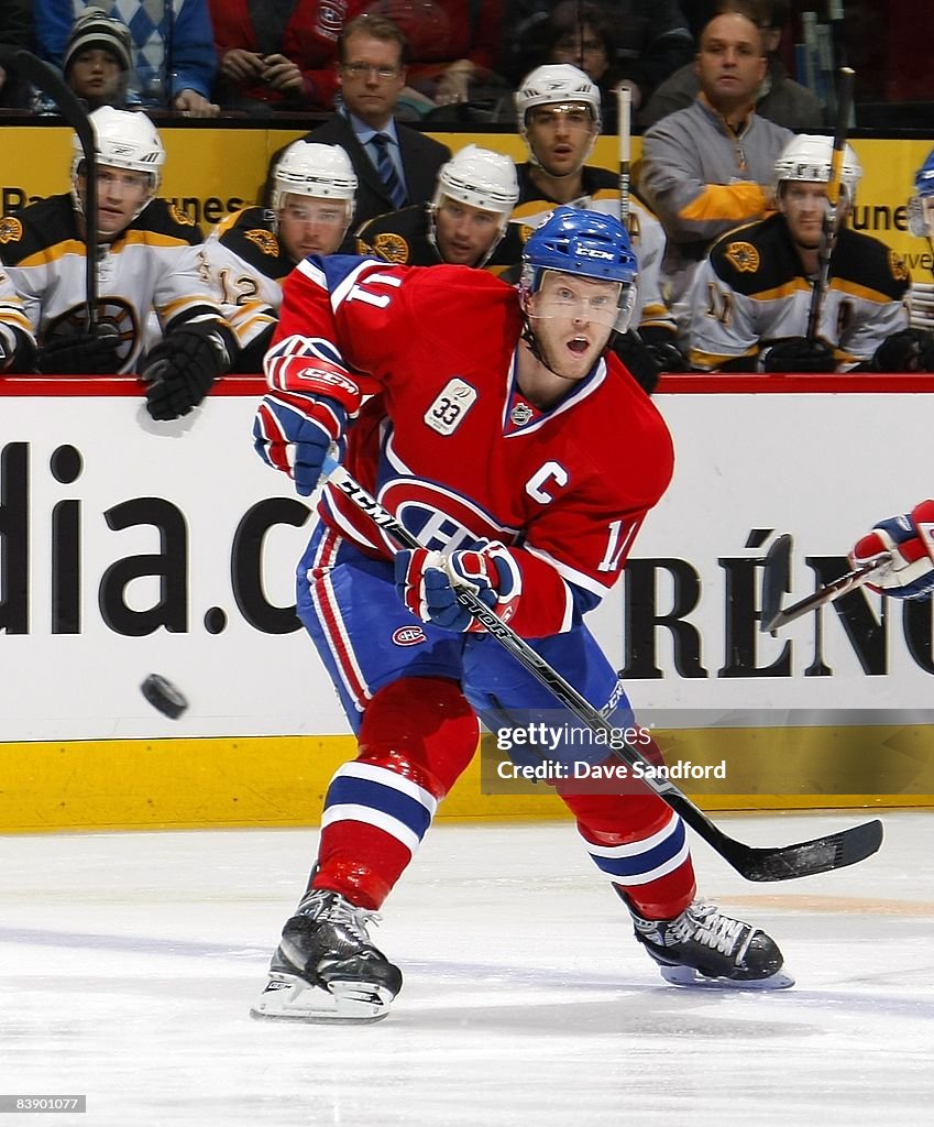 Boston Bruins v Montreal Canadiens