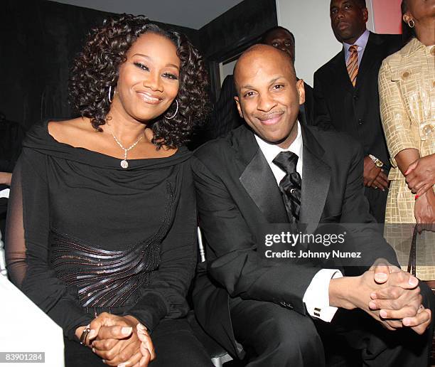 Yolanda Adams and Donnie McClurkin attend an intimate celebration of Susan Taylor's 37 Years at Essence magazine at a private residence on December...