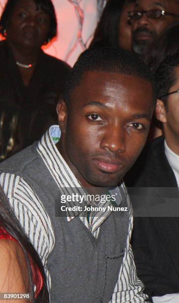 Jamie Hector attends an intimate celebration of Susan Taylor's 37 Years at Essence magazine at a private residence on December 2, 2008 in New York...