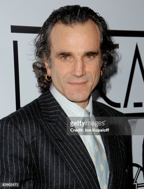 Actor Daniel Day-Lewis arrives to The 33rd Annual Los Angeles Film Critics Awards at the InterContinental Hotel on January 12, 2008 in Century City,...